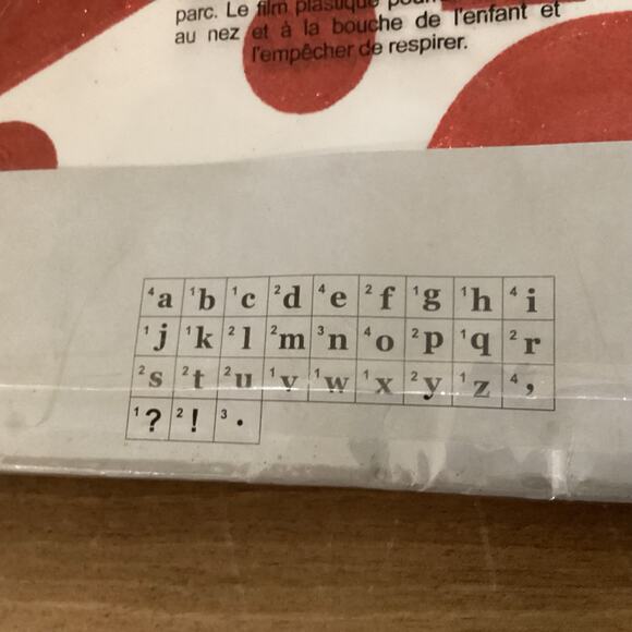 Darice XL Paper Font Letter Stickers: Red Glitter, 60 pc - Picture 6 of 6